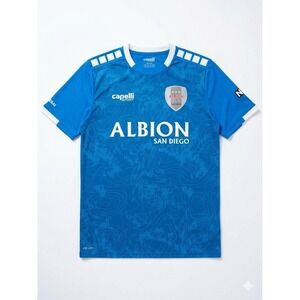 Capelli Sport Jersey Mens Blue Size XL(18-20)Soccer Club ALBION San Diego CS•DRY